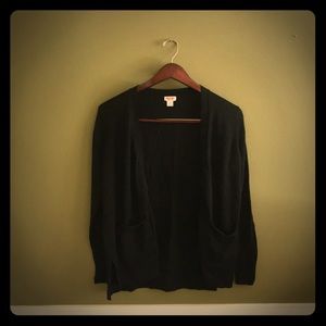 Like new! Mossimo Black Cardigan, Size M.